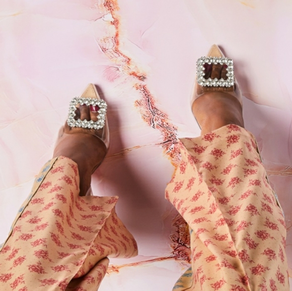 Breana Clear Embellished Pump - Picture 3 of 6